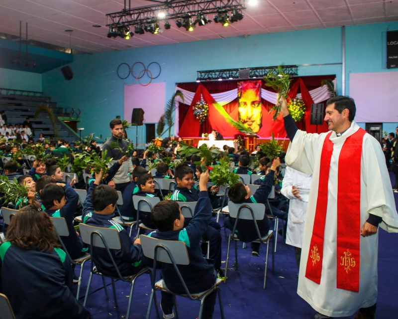 Lunes Santo en Comunidad: Salesianos celebran con fe la Liturgia de Ramos